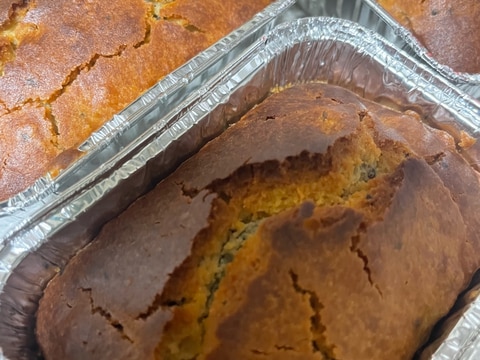 キウイジャムの米粉パウンドケーキ